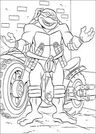 Ninja Turtle coloring pages for preschool