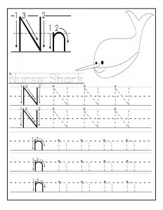 Printable letter M tracing worksheets for preschool