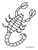Scorpion-Coloring-Pages