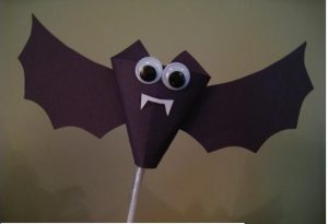 bat craft idea for halloween