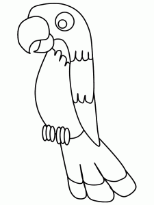 bird-coloring page