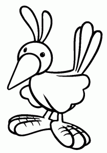 bird coloring pages 7