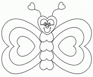 butterfly-color-worksheet