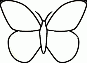 butterfly coloring page for kids 2