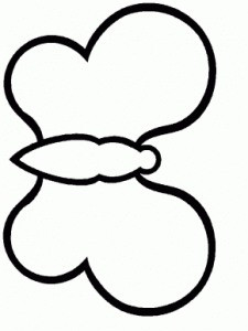 butterfly coloring pages 4
