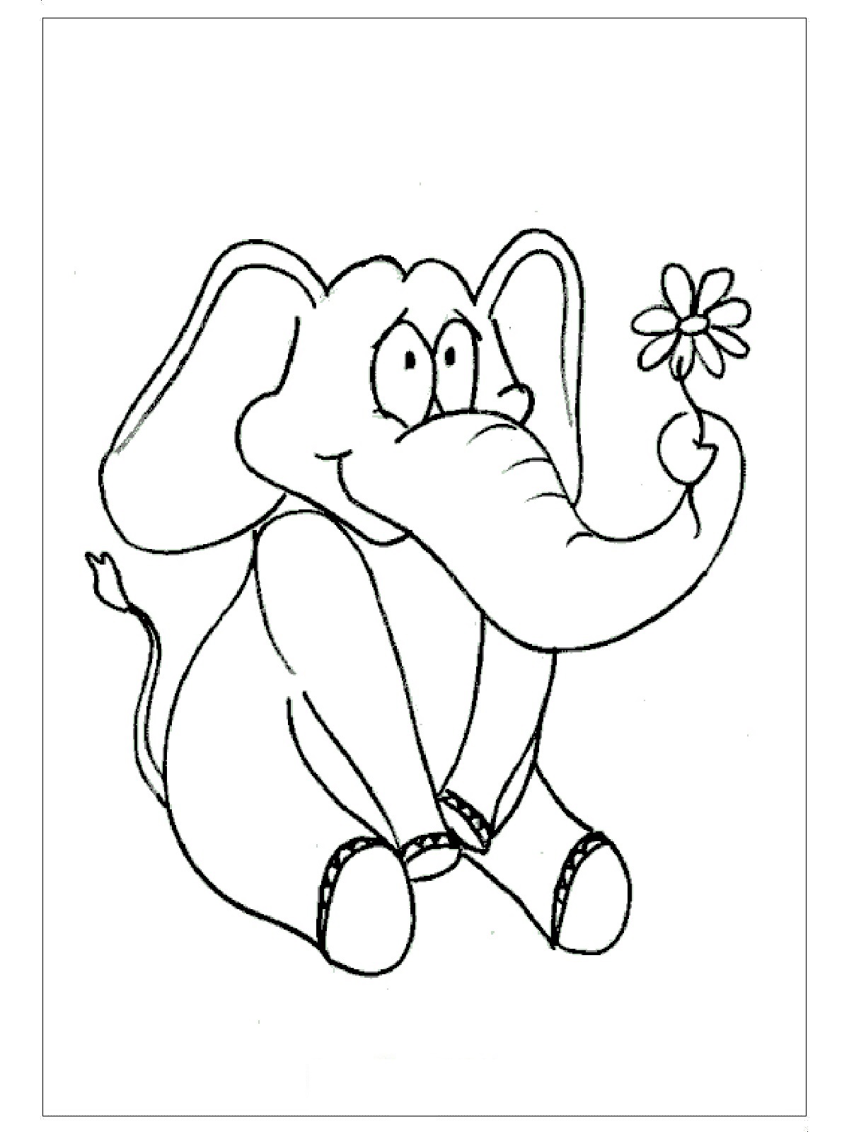Download Elephant Coloring Pages For Kids - Preschool and ...