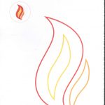 flame coloring page
