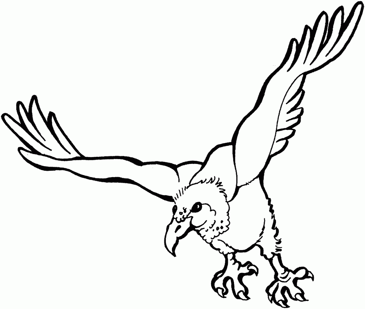 flying-vulture-coloring-online-super-coloring