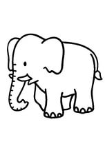 free-animals- Elephant -printable-coloring-pages-for-preschool