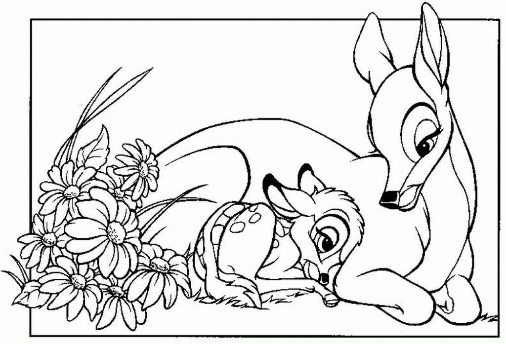 free-animals- Gazelles-printable-coloring-pages-for-preschool