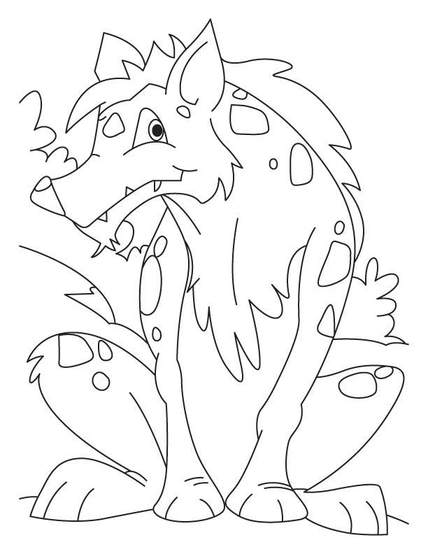 free-animals-Jackal-printable-colouring-pages-for-preschool