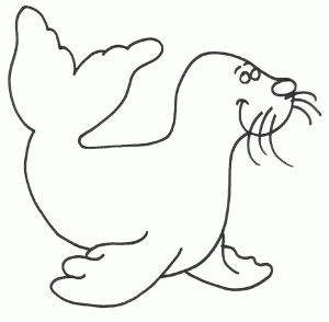 free-animals-Monk seal -printable-coloring-pages-for-preschool