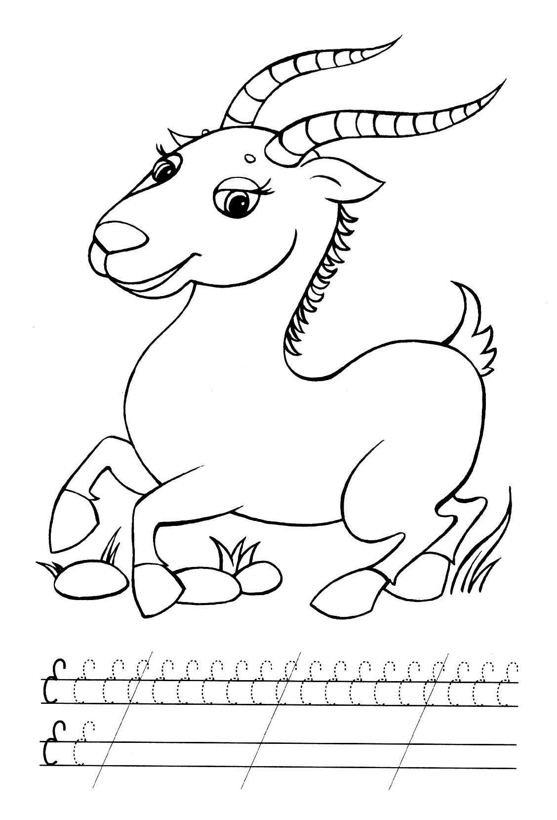 free-animals-antelope-printable-coloring-pages-for-preschool