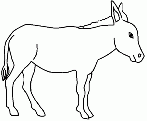 free-animals-donkey -printable-coloring-pages-for-preschool