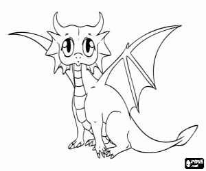free-animals-dragon printable-coloring-pages-for-preschool