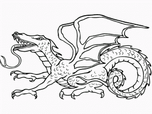 free-animals dragon-printable-coloring-pages-for-preschool