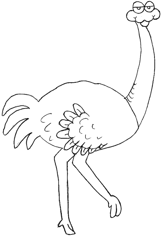 free-animals- ostrich-printable-coloring-pages-for-preschool