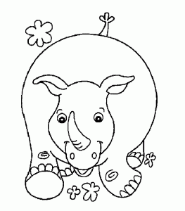 free-animals- rhino-printable-coloring-pages-for-preschool