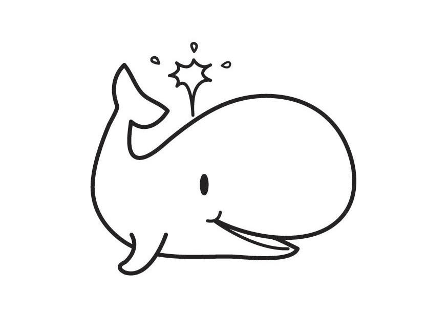 Whale Coloring Pages For Preschool