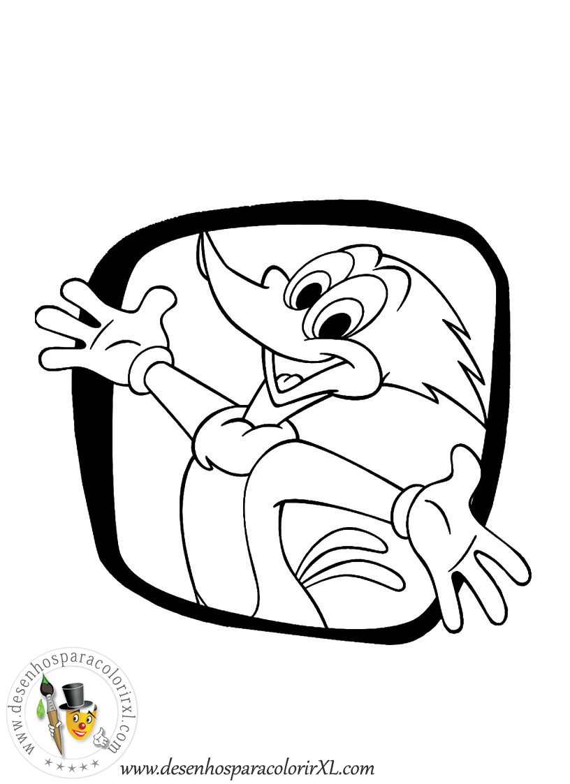 free-animals-woodpecker -printable-coloring-pages-for-preschool