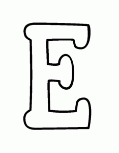free-letter-e -printable-coloring-pages-for-preschool