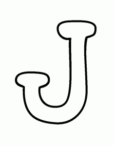 free letter j coloring pages for-preschool