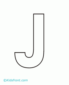 free-letter-j coloring pages for preschool
