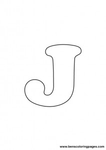 free-letter j-coloring pages for preschool