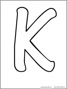 free letter k coloring pages-for preschool