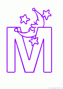 free letter m-coloring pages for preschool