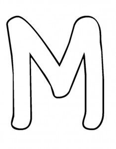 free letter m coloring pages for preschool