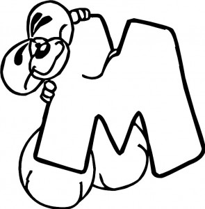 free letter m coloring pages-for preschool
