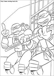 free ninja Turtle coloring pages for preschool