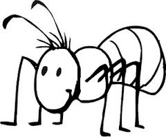 free printable Ant coloring pages