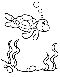 free printable Turtle coloring pages for kids