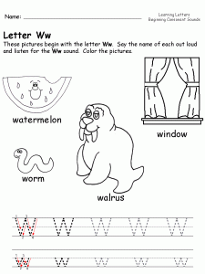 kindergarten-letter-w-worksheet
