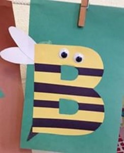 letter b crafts for bee