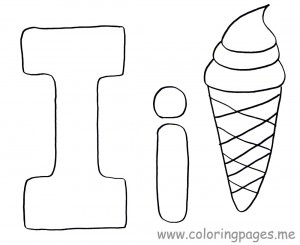 Letter I Coloring Pages