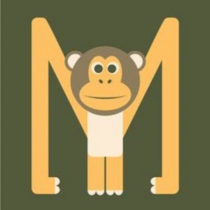 letter m crafts for monkey
