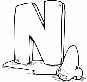 letter-n-coloring-pages-for preschool