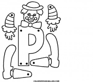 letter p coloring pages and puppet