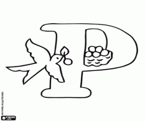 letter p coloring pages, letter p , letter p coloring pages for kids