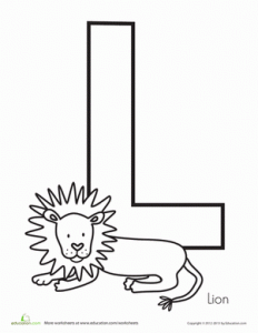 lion-the-alphabet-letter-l