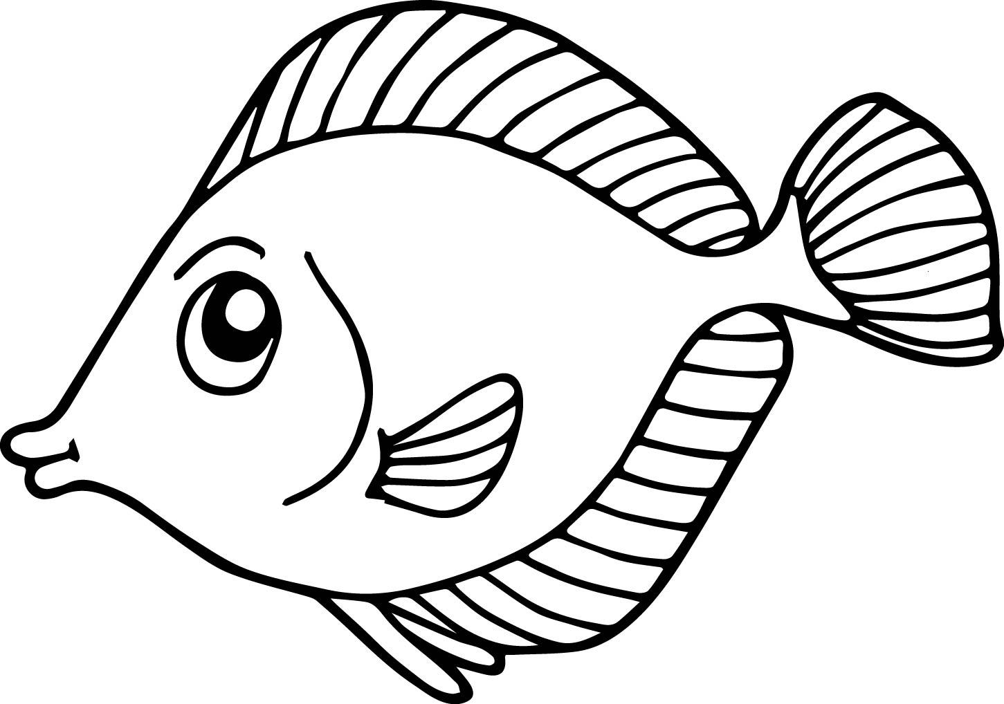 Fish Coloring Pages For Kids - Preschool and ...