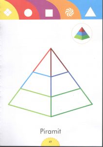 pyramid coloring page