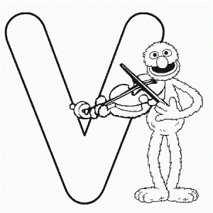 v coloring pages