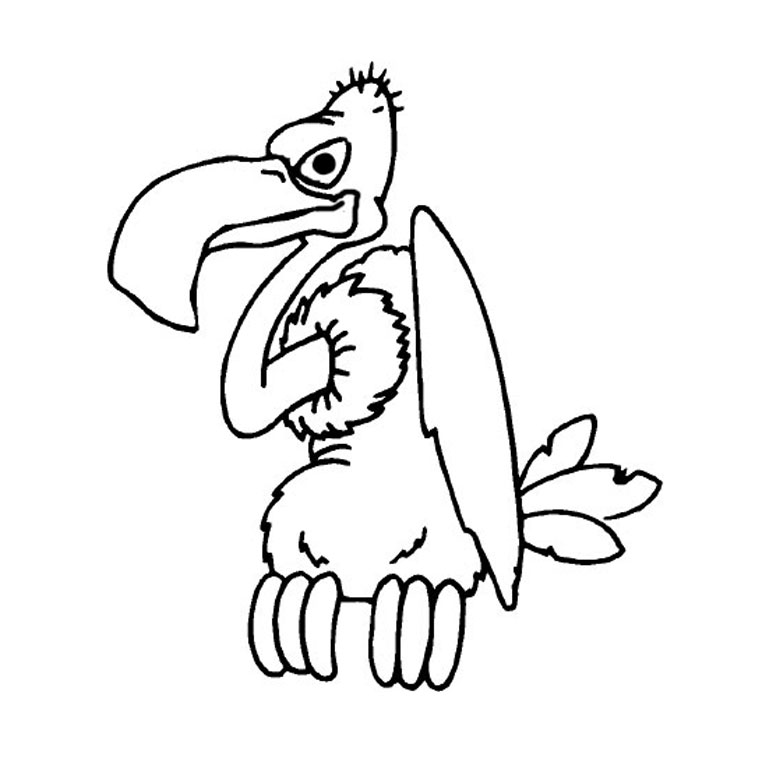 vulture coloring pages