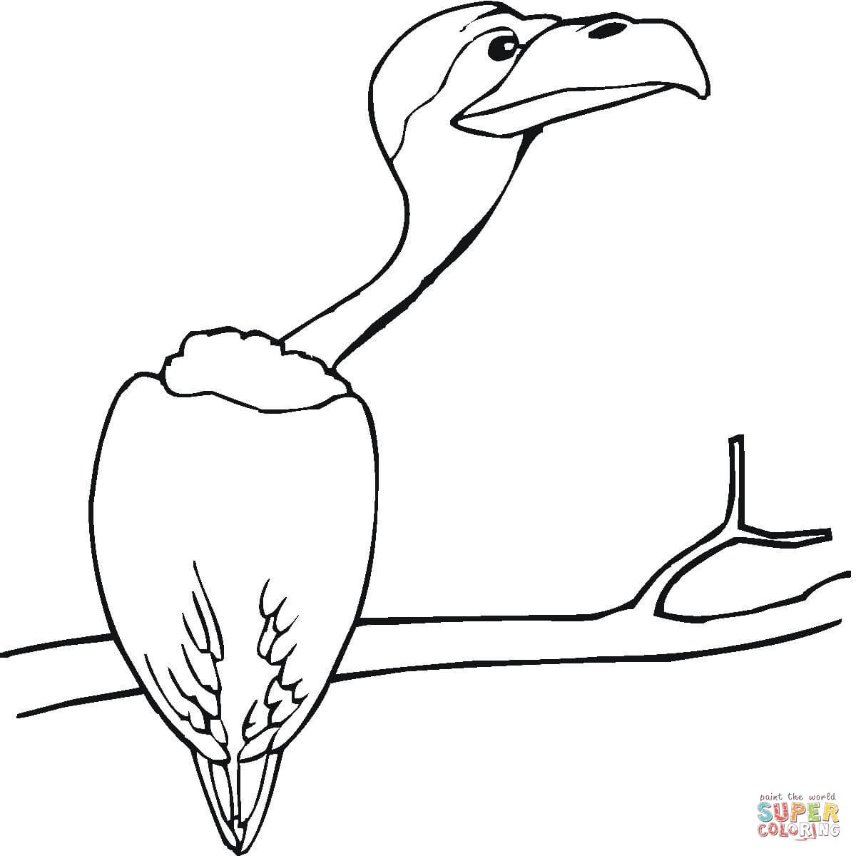 vulture-sitting-on-the-tree-coloring-page