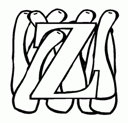 z kids coloring pages