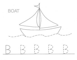 Boat-is-for-Letter-B-Coloring-Page-capital-letter-tracing